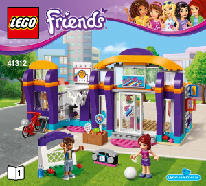 Käyttöohje Lego set 41312 Friends Heartlaken urheilukeskus
