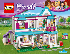 Käyttöohje Lego set 41314 Friends Stephanien talo