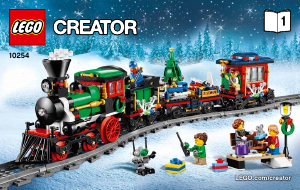 Mode d’emploi Lego set 10254 Creator Le train de Noël