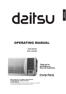 Manual de uso Daitsu AKD-12 Aire acondicionado