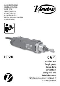 Manual de uso Virutex RO156N Amoladora recta