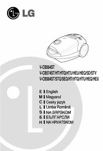 Manual LG V-CB564STV Vacuum Cleaner