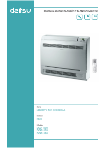 Manual de uso Daitsu AGD-18K Aire acondicionado
