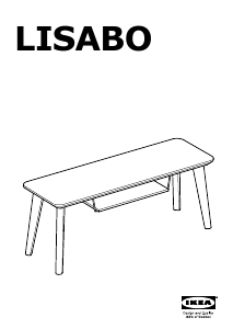 Használati útmutató IKEA LISABO TV-asztal