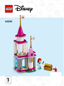 Manual Lego set 43205 Disney Princess Ultimate adventure castle