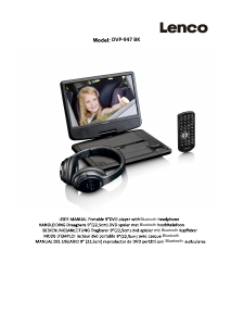 Manual Lenco DVP-947BK DVD Player