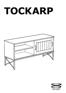 Руководство IKEA TOCKARP Тумба под телевизор