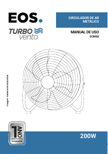 Manual EOS ECM60 Ventilador