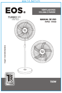 Manual EOS EVC60 Ventilador