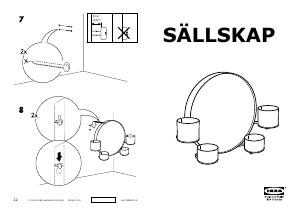 Käyttöohje IKEA SALLSKAP Peili
