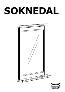 Használati útmutató IKEA SOKNEDAL Tükör