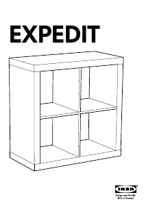 Priročnik IKEA EXPEDIT (49x49) Knjižna polica
