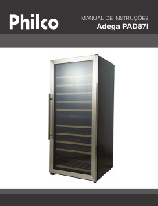 Manual Philco PAD87I Cave de vinho