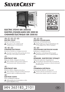 Handleiding SilverCrest IAN 365183 Elektrische haard