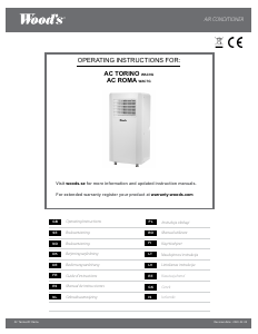 Instrukcja Wood's WAC9G Torino Klimatyzator