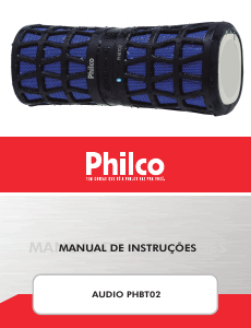 Manual Philco BT02 Altifalante