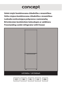 Manual Concept LK3360SS Fridge-Freezer