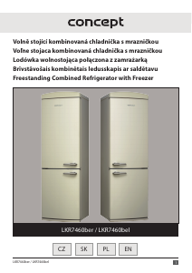 Manual Concept LKR7460BER Fridge-Freezer