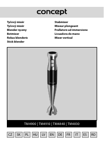 Manual de uso Concept TM4910 Batidora de mano