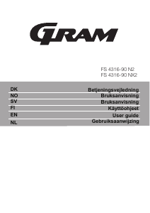 Brugsanvisning Gram FS 4316-90 N/2 Fryser