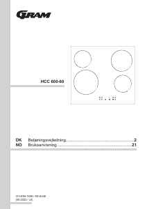 Brugsanvisning Gram HCC 600-60 Kogesektion