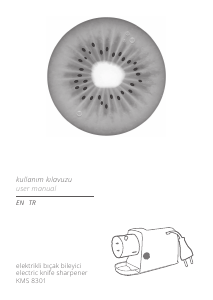 Kullanım kılavuzu Kiwi KMS 8301 Bıçak bileyici