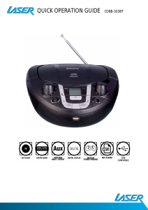 Manual Laser CDBB-303BT Stereo-set