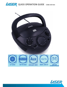 Handleiding Laser CDBB-200-BLK Stereoset