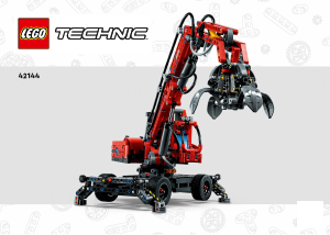 Manuál Lego set 42144 Technic Bagr s drapákem