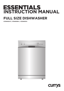 Bruksanvisning Currys Essentials CDW60W15 Diskmaskin