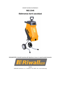 Használati útmutató Riwall RES 2545 Kerti aprítógép