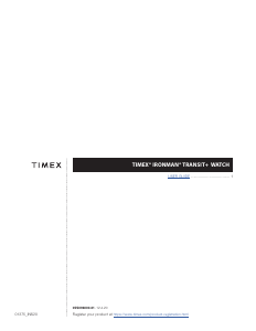 Manual Timex TW5M48200JT Ironman Watch
