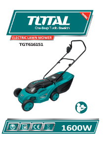 Manual Total TGT616151 Mașină de tuns iarbă