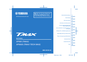 Bedienungsanleitung Yamaha TMax (2022) Roller