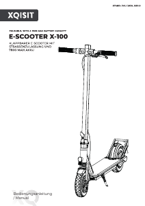Bedienungsanleitung Xqisit X-100 Elektroroller