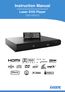 Manual Laser DVD-HD012 DVD Player