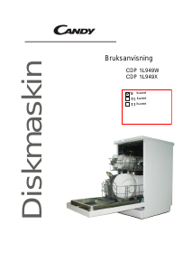 Bruksanvisning Candy CDP 1L949X Diskmaskin