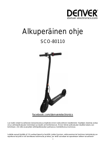 Käyttöohje Denver SCO-80110 Sähköpotkulauta
