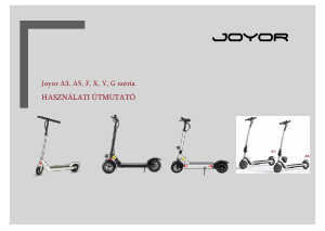 Használati útmutató Joyor X1 Elektromos robogó