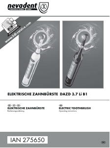 Manual Nevadent IAN 275650 Electric Toothbrush