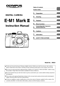Handleiding Olympus E-M1 Mark III Digitale camera