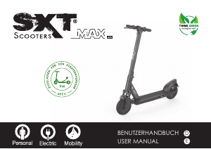 Handleiding SXT MAX Elektrische step