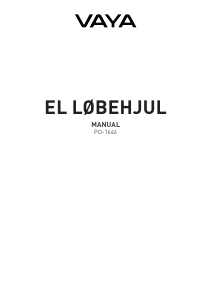 Brugsanvisning Vaya PO-1646 El-løbehjul