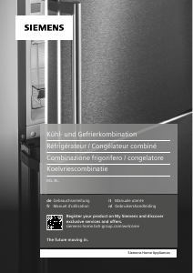 Manuale Siemens KG49NAXCF Frigorifero-congelatore