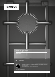Manual Siemens ER9A6SB70 Hob