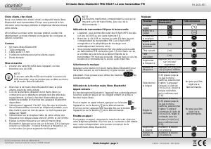 Mode d’emploi Auvisio PX-1421-675 Kit mains-libres
