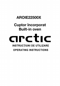 Manual Arctic AROIE 22500 X Oven