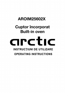Manual Arctic AROIM 25602 X Oven