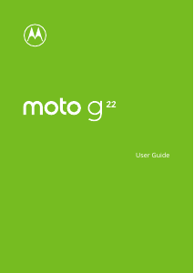 Manual Motorola Moto G22 Mobile Phone
