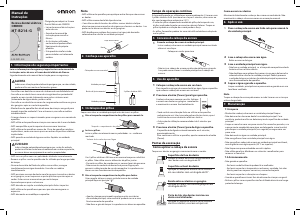Manual Omron HT-B214-G Escova de dentes elétrica